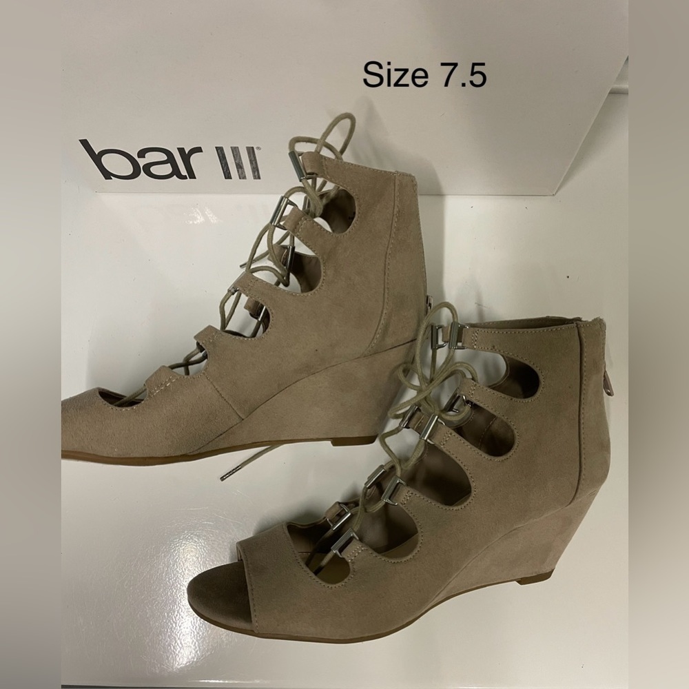 Bar III ladies sandals/shoes size 7.5